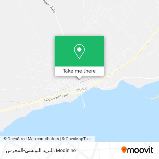 البريد التونسي-المحرس map