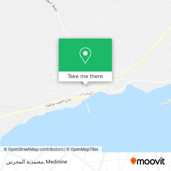 معتمدية المحرس map