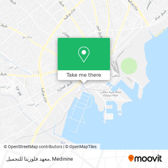 معهد فلوريتا للتجميل map