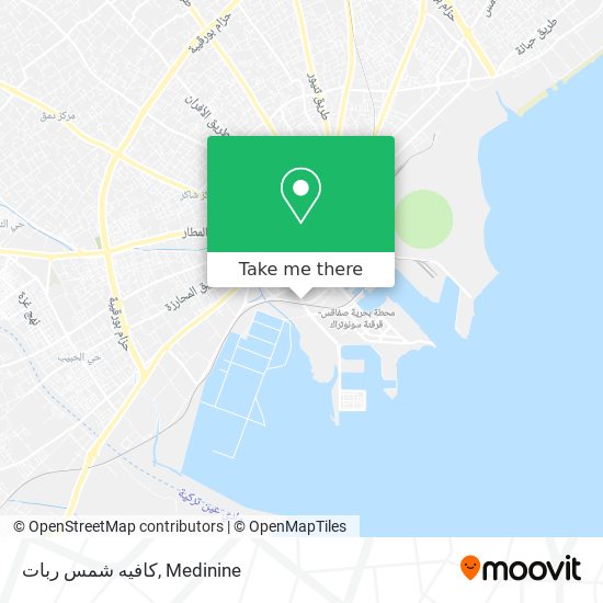 كافيه شمس ربات map