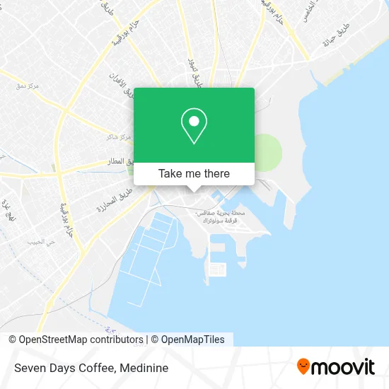 Seven Days Coffee map