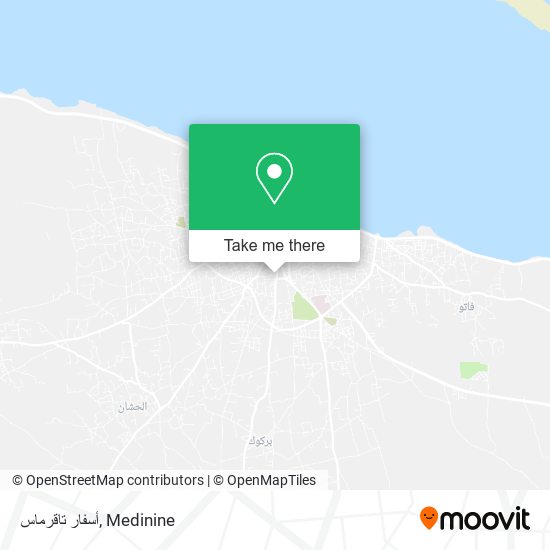 أسفار تاقرماس map