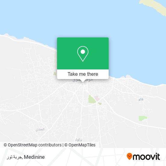 جربة تور map