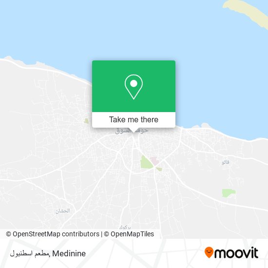 مطعم اسطنبول map