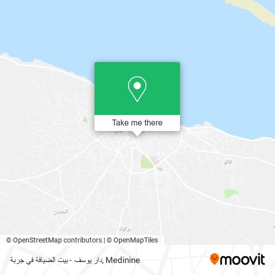 دار يوسف - بيت الضيافة في جربة map
