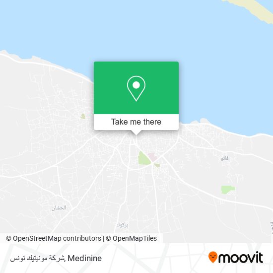 شركة مونيتيك تونس plan