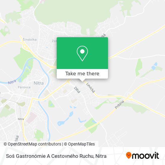 Soš Gastronómie A Cestovného Ruchu map