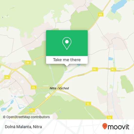 Dolná Malanta map