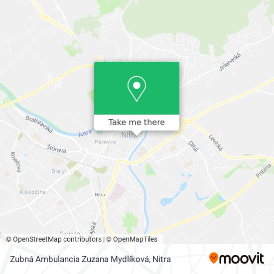 Zubná Ambulancia Zuzana Mydlíková map