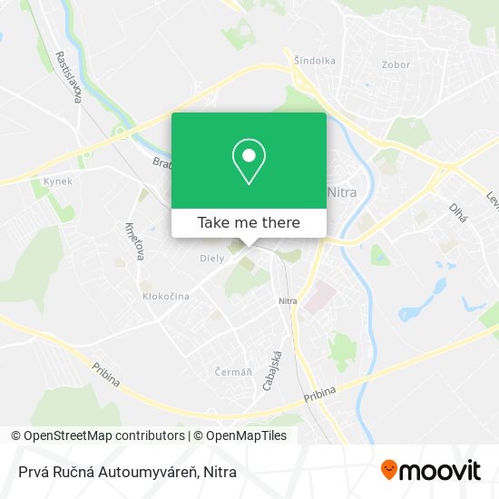 Prvá Ručná Autoumyváreň map