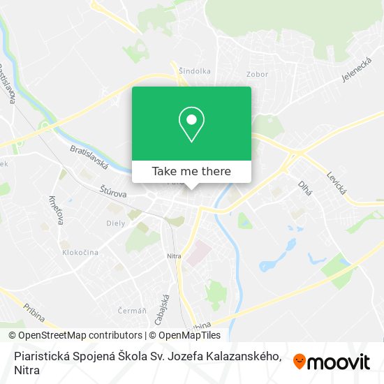 Piaristická Spojená Škola Sv. Jozefa Kalazanského map