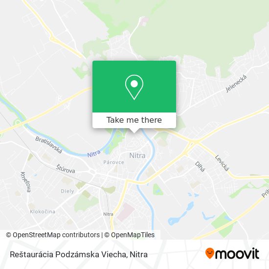 Reštaurácia Podzámska Viecha map