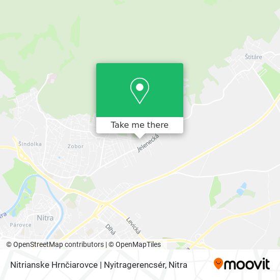 Nitrianske Hrnčiarovce | Nyitragerencsér map