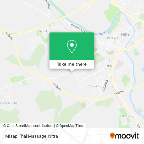 Misap Thai Massage map