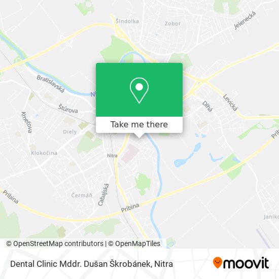 Dental Clinic Mddr. Dušan Škrobánek map