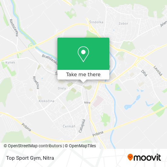 Top Sport Gym map