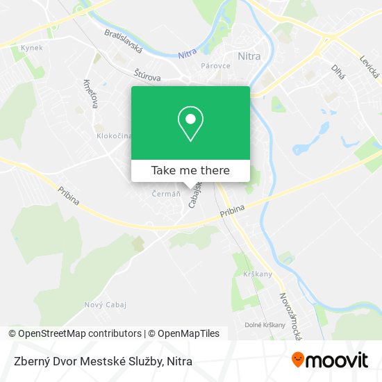 Zberný Dvor Mestské Služby map