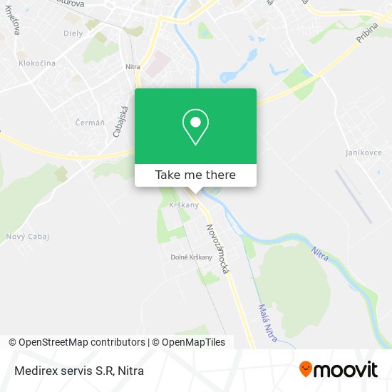 Medirex servis S.R map