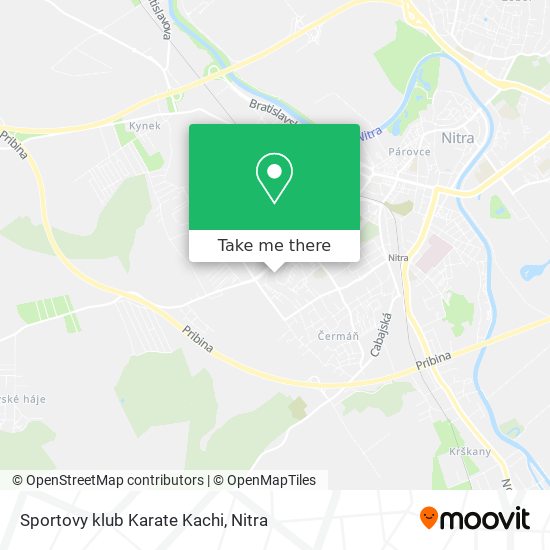 Sportovy klub Karate Kachi map