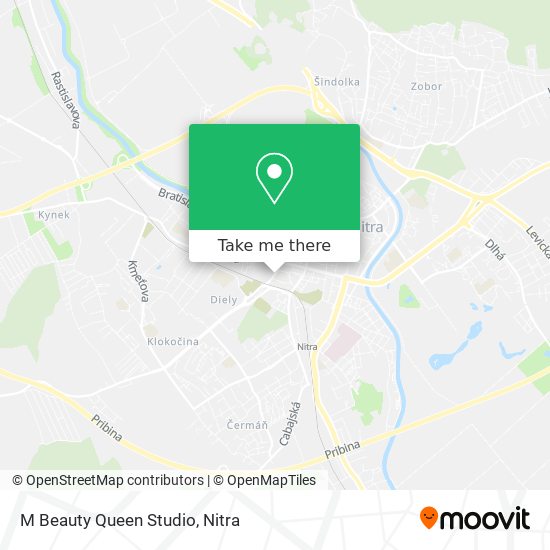 M Beauty Queen Studio map