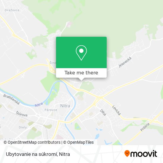 Ubytovanie na súkromí map