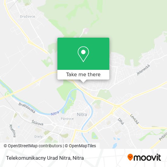 Telekomunikacny Urad Nitra map