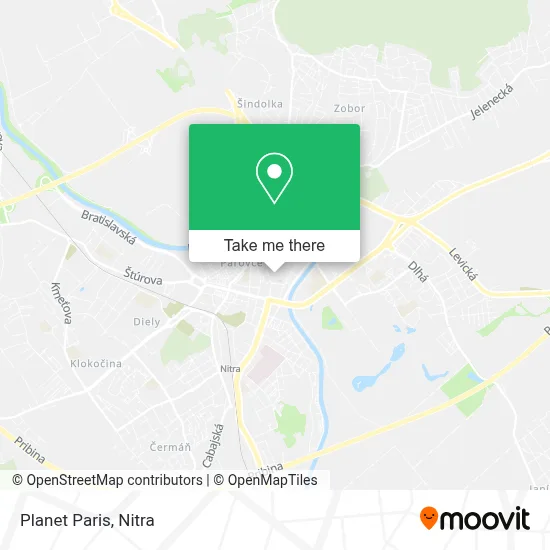 Planet Paris map