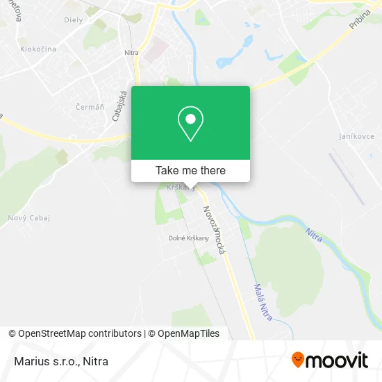 Marius s.r.o. map
