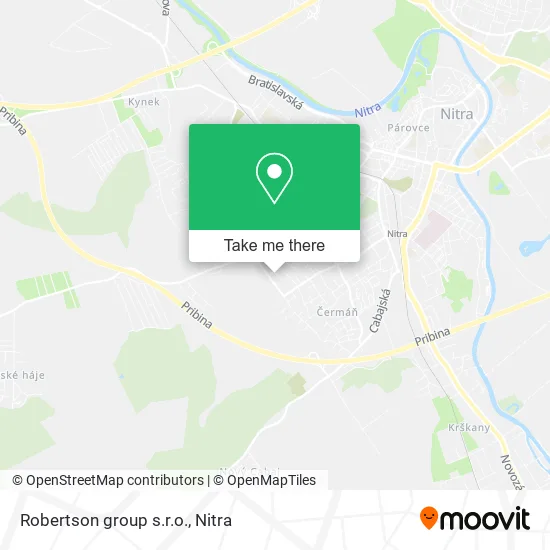Robertson group s.r.o. map