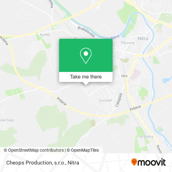 Cheops Production, s.r.o. map