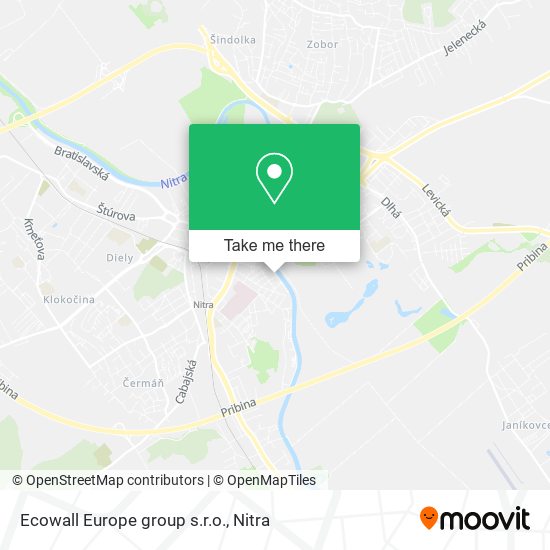 Ecowall Europe group s.r.o. map