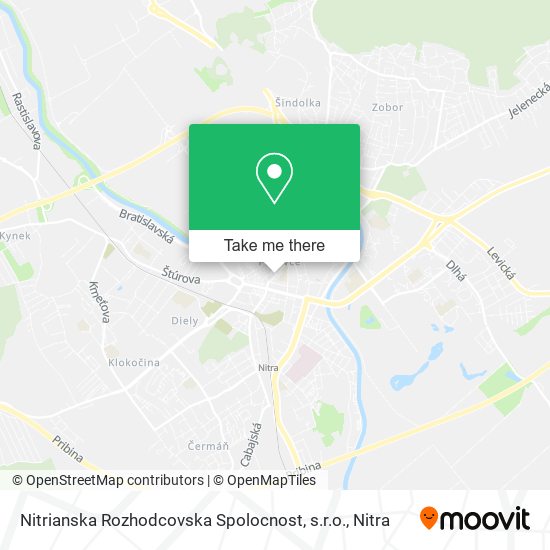 Nitrianska Rozhodcovska Spolocnost, s.r.o. map