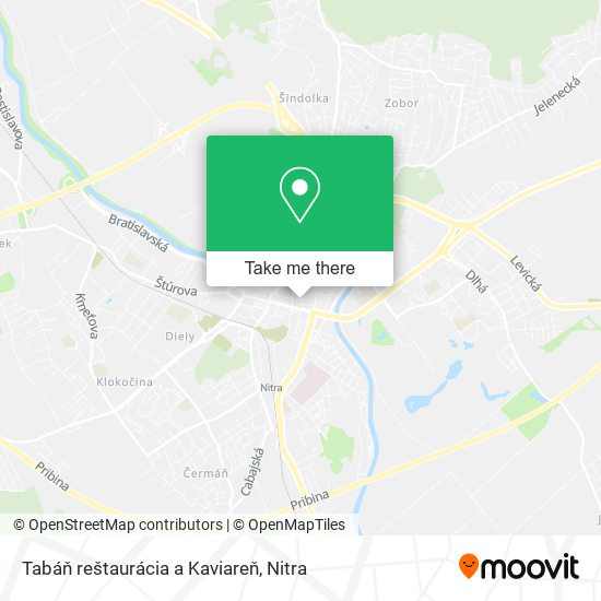 Tabáň reštaurácia a Kaviareň map