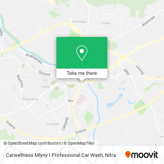 Carwellness Mlyny I Professional Car Wash map