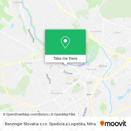 Benzinger Slovakia s.r.o. Spedicia a Logistika map