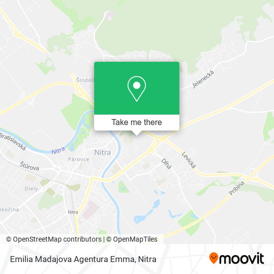 Emilia Madajova Agentura Emma map