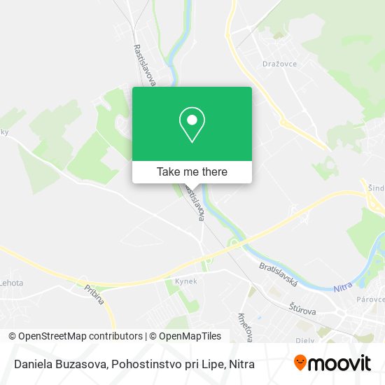 Daniela Buzasova, Pohostinstvo pri Lipe map