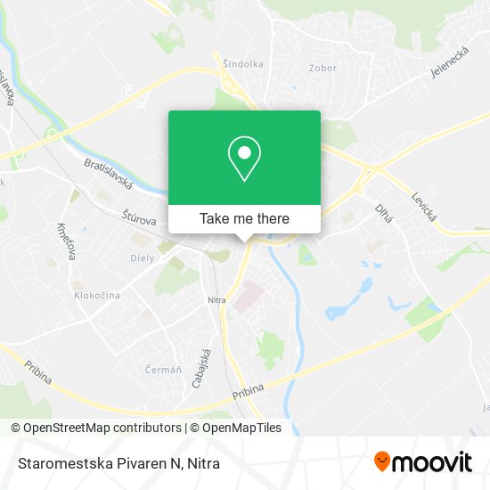 Staromestska Pivaren N map