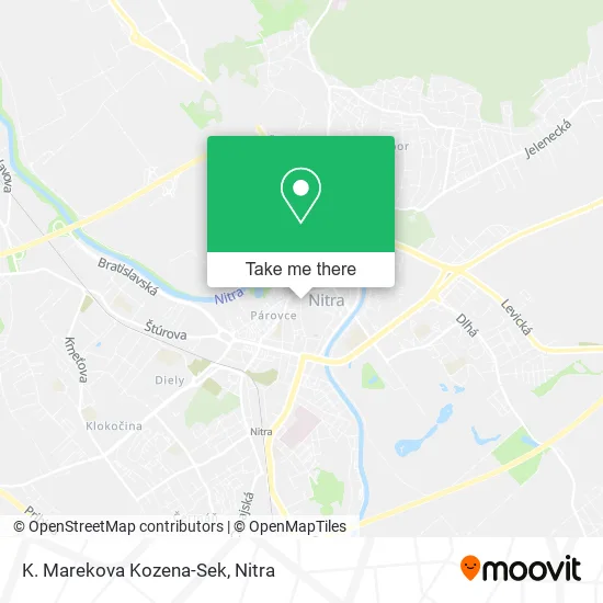 K. Marekova Kozena-Sek map