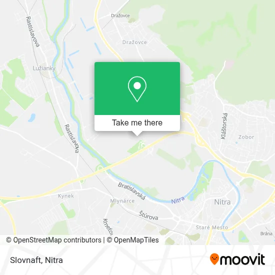 Slovnaft map
