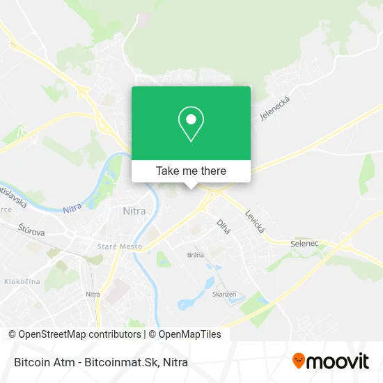 Bitcoin Atm - Bitcoinmat.Sk map