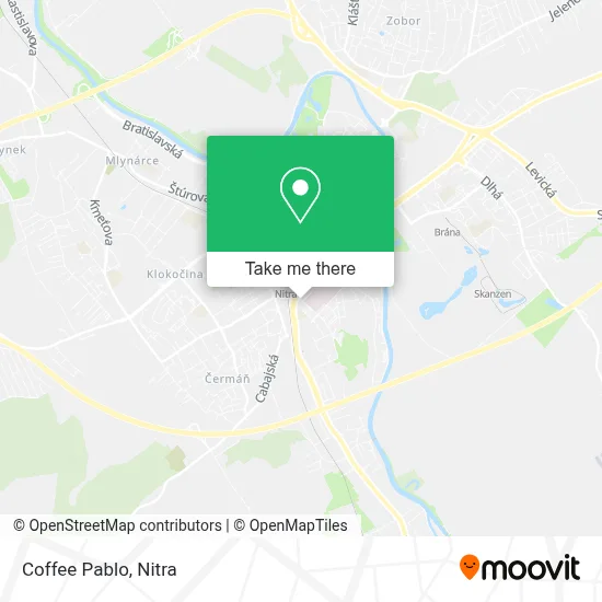 Coffee Pablo map