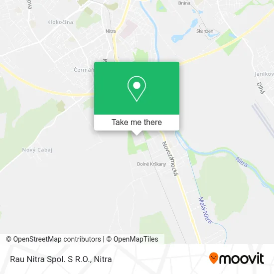 Rau Nitra Spol. S R.O. map