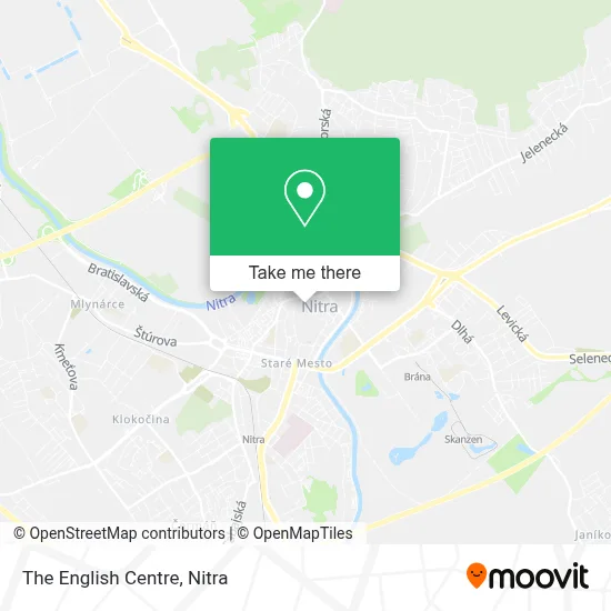 The English Centre map