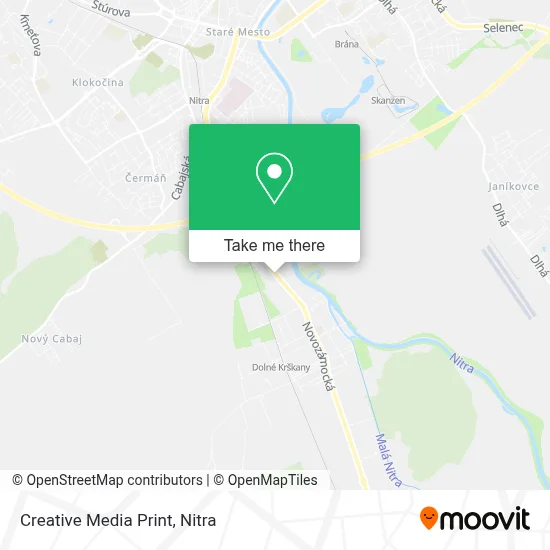 Creative Media Print map
