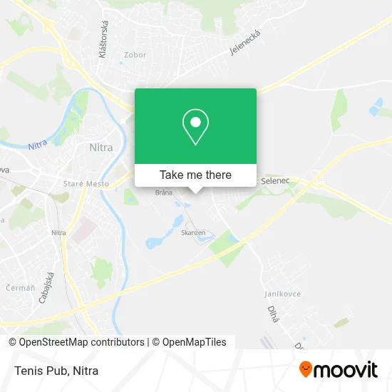 Tenis Pub map