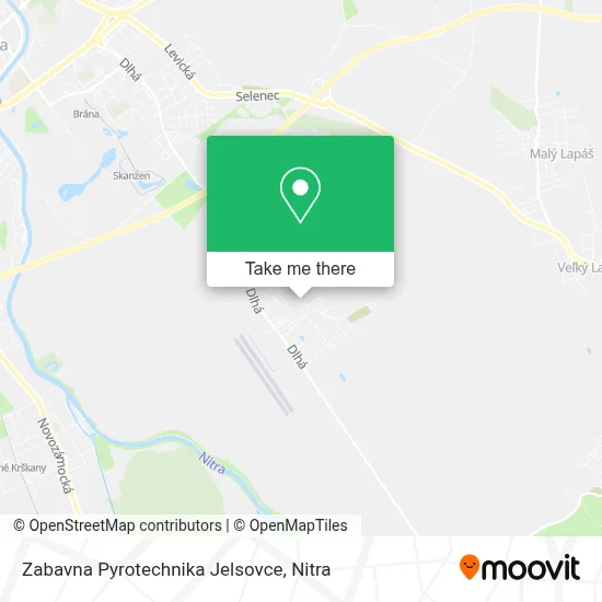 Zabavna Pyrotechnika Jelsovce map