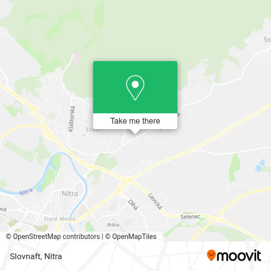 Slovnaft map