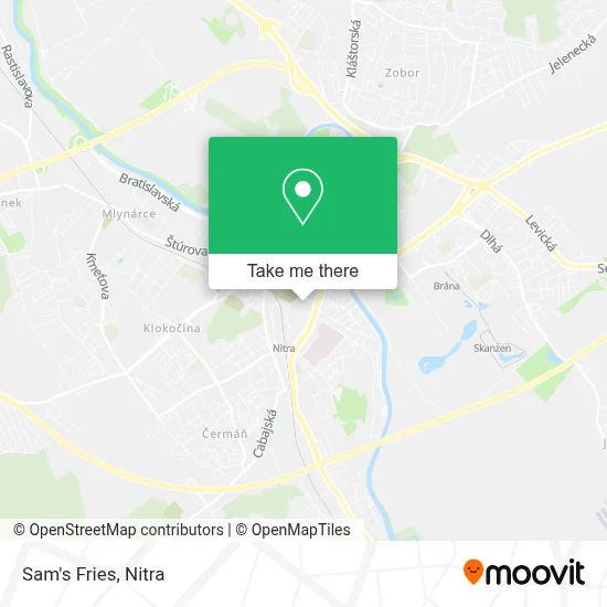 Sam's Fries map