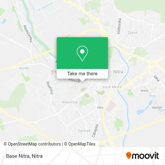 Base Nitra map